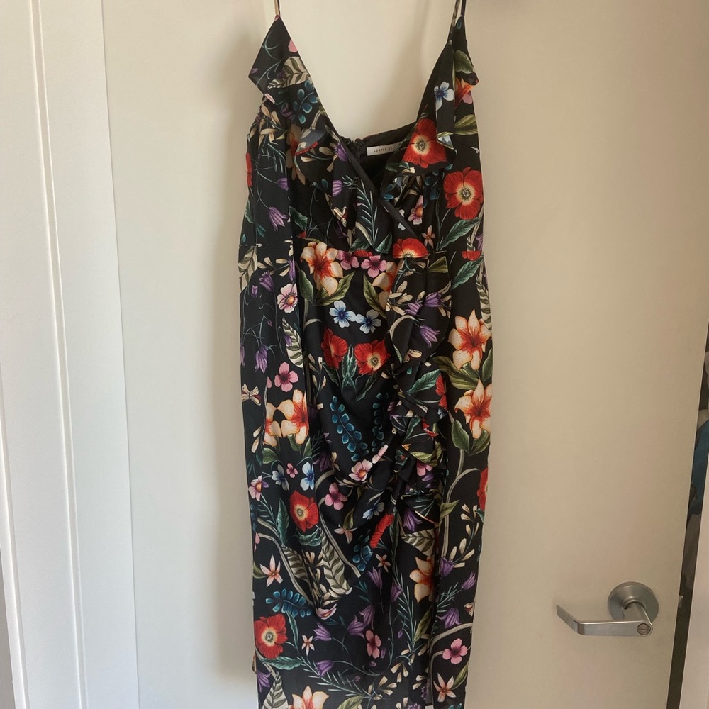 Cooper St - Black Floral Dress - SZ12